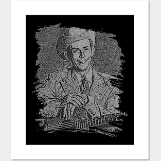 Hank Williams // Retro Poster Posters and Art